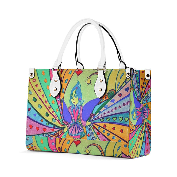 Radiant Dancer, Multiple Sizes Upgraded Luxury Women PU Leather Handbag