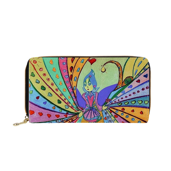 Radiant Dance, SF_F2 L Zipper Purse Clutch Bag