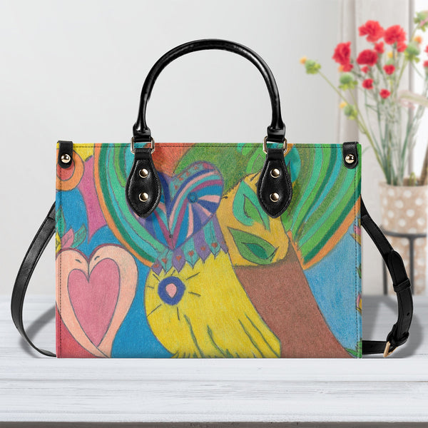 Owl in Love, Multiple Sizes Upgraded Luxury Women PU Leather Handbag