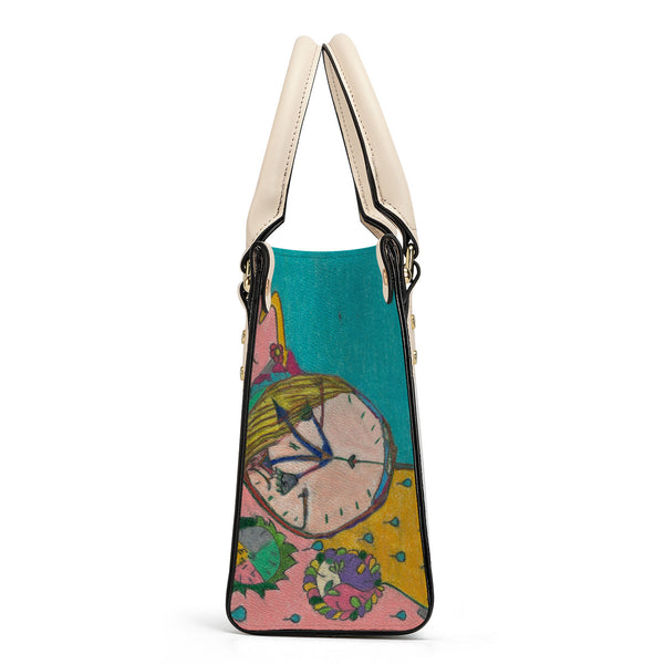 Wake Up, SF_B3 Luxury Women PU Tote Bag - White