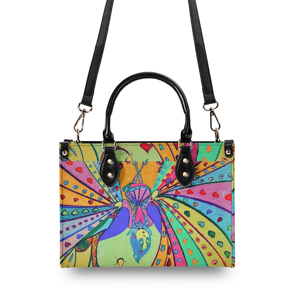 Radiant Dancer, Multiple Sizes Upgraded Luxury Women PU Leather Handbag