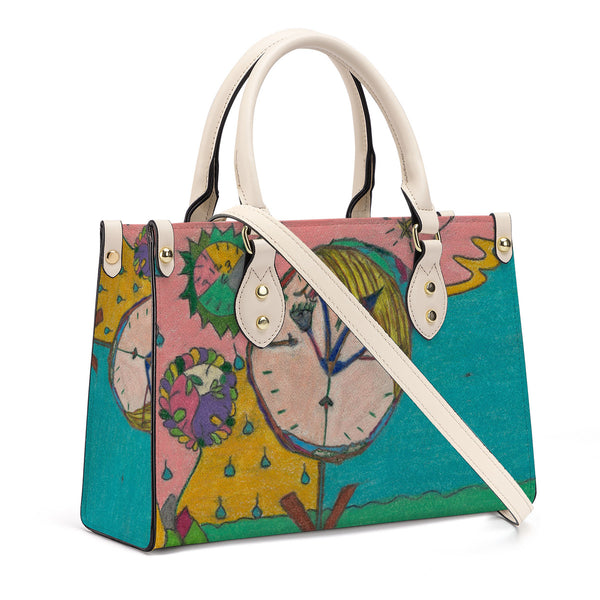 Wake Up, SF_B3 Luxury Women PU Tote Bag - White