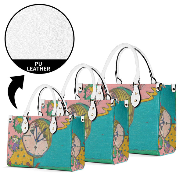Wake Up (Timekeeper) Multiple Sizes Upgraded Luxury Women PU Leather Handbag