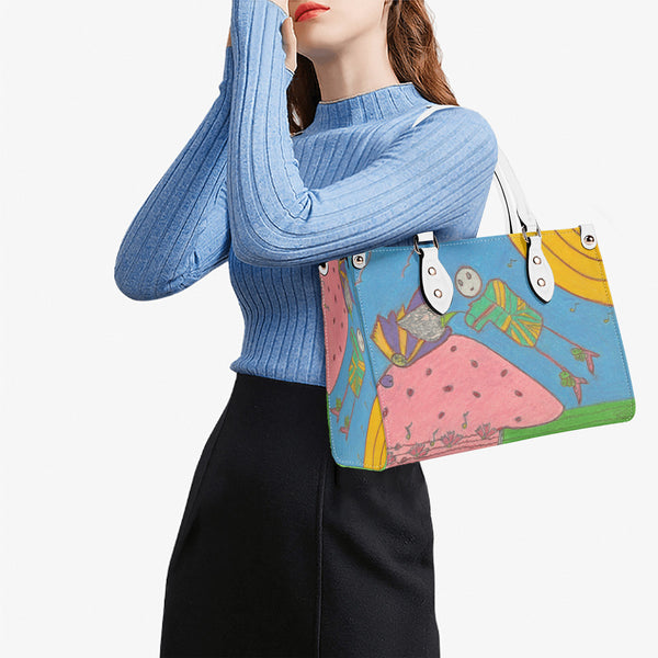 Full Moon, Multiple Sizes Upgraded Luxury Women PU Leather Handbag