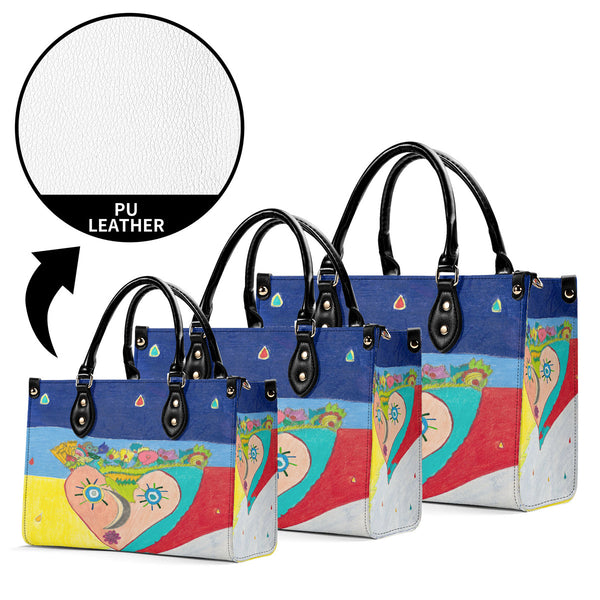 Cosmic Heart (2nd Edition) Multiple Sizes Upgraded Luxury Women PU Leather Handbag