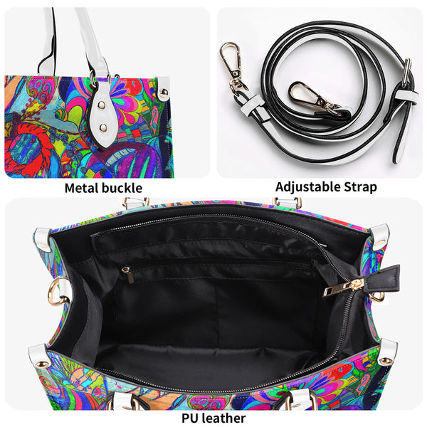 Cosmic Star "Multiple Sizes Upgraded Luxury Women PU Leather Handbag"
