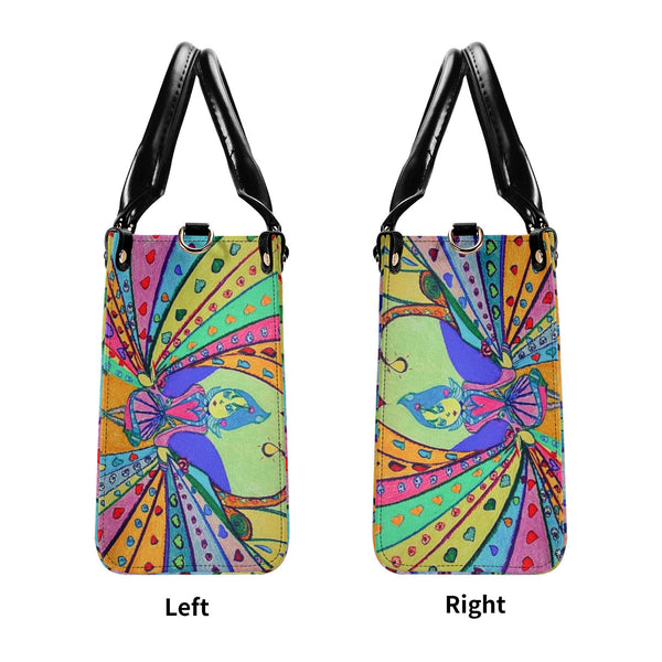 Radiant Dancer, Multiple Sizes Upgraded Luxury Women PU Leather Handbag