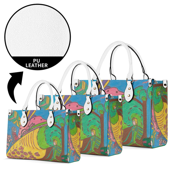Whimsical Wonderland, Multiple Sizes Upgraded Luxury Women PU Leather Handbag