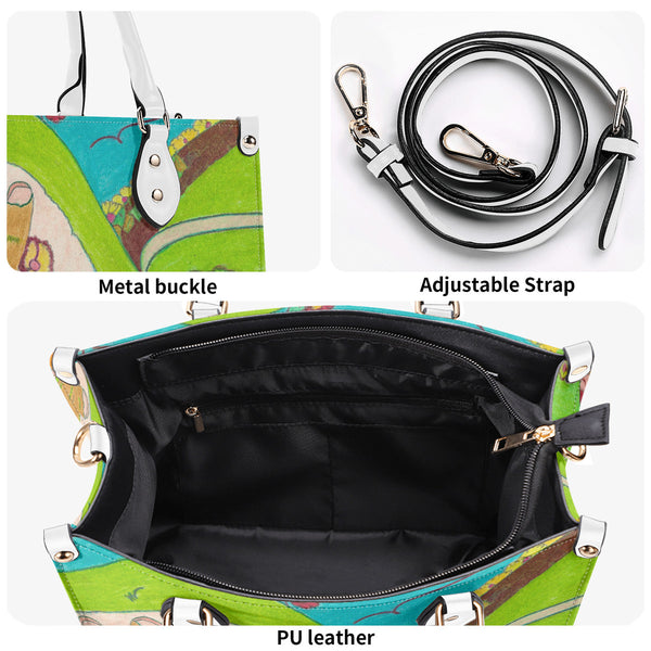 Blind Spot Multiple Sizes Upgraded Luxury Women PU Leather Handbag