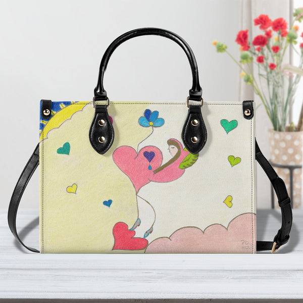 Cosmic Phoenix (1st Edition), Multiple Sizes Upgraded Luxury Women PU Leather Handbag