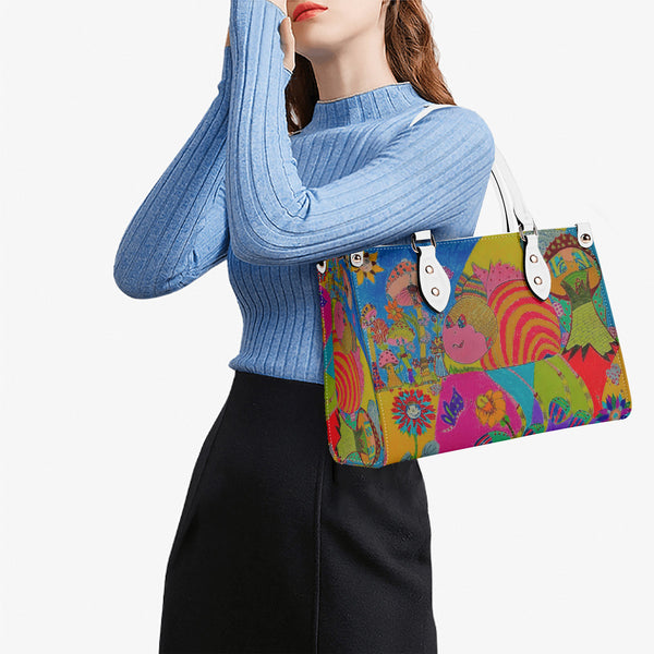 Bug Trippin' Multiple Sizes Upgraded Luxury Women PU Leather Handbag