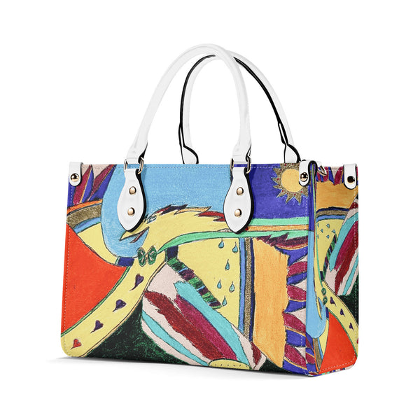 Free As A Bird, Multiple Sizes Upgraded Luxury Women PU Leather Handbag