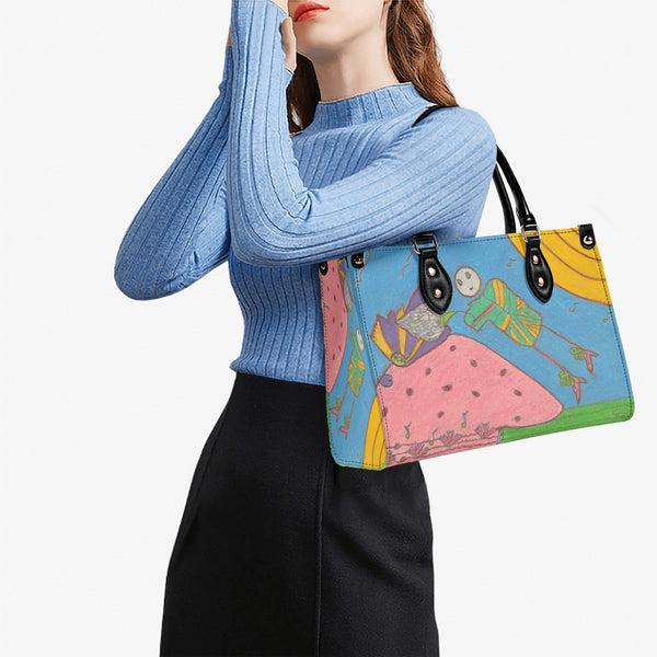Full Moon, Multiple Sizes Upgraded Luxury Women PU Leather Handbag