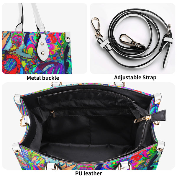 Cosmic Star; 'Multiple Sizes Upgraded Luxury Women PU Leather Handbag'