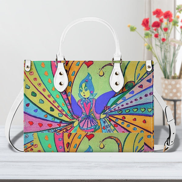 Radiant Dancer, Multiple Sizes Upgraded Luxury Women PU Leather Handbag